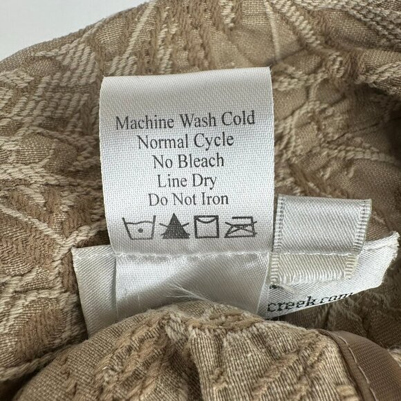 Coldwater Creek Jacquard Tonal Floral Printed Blazer Jacket Office - Picture 6 of 6